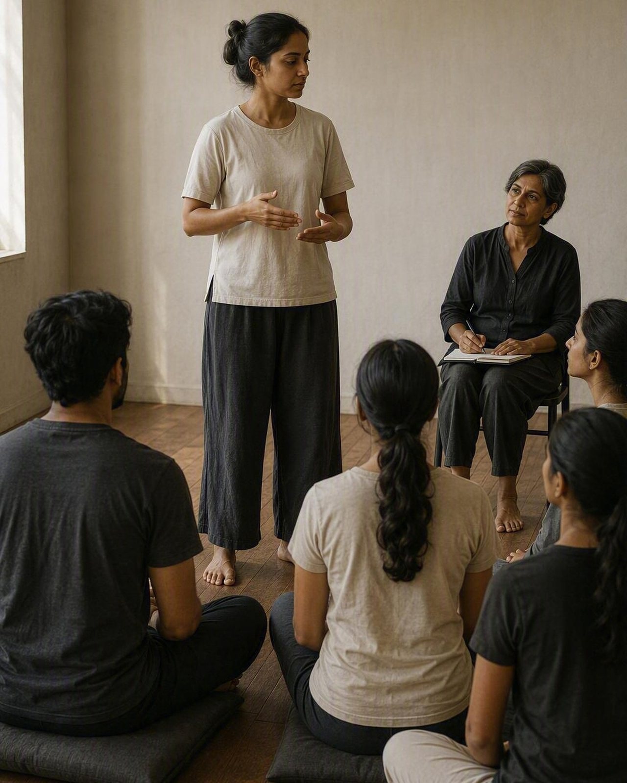 A teaching practicum session